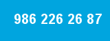 986 226 26 87